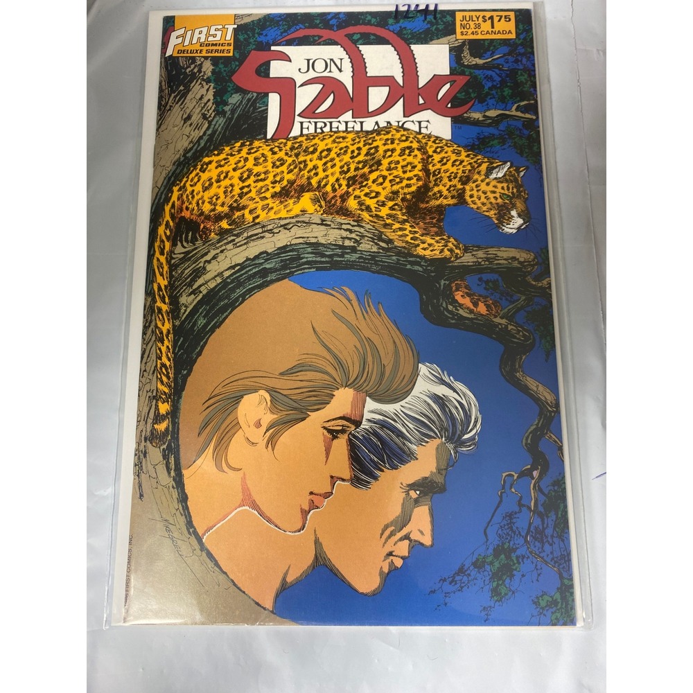 Jon Sable Freelance 38 First Comics Deluxe Series Mike Grell July 1986 Copper‎